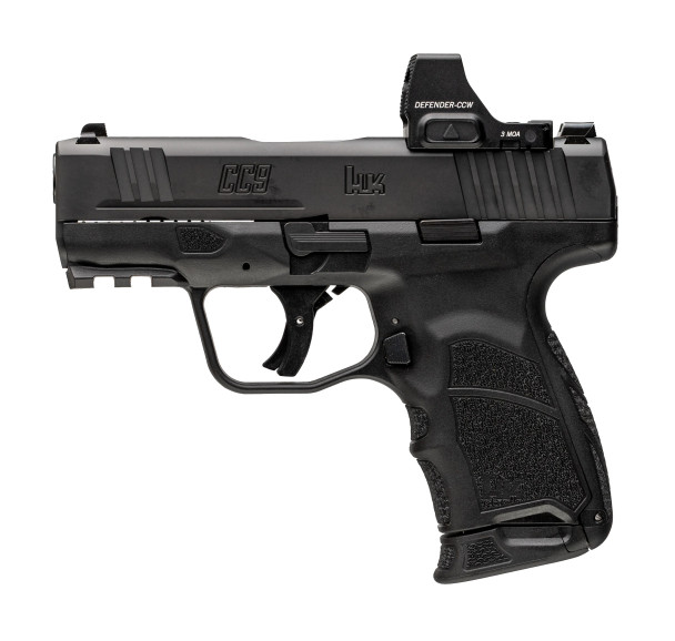 HK CC9 Sub-Compact 9mm Pistol with Vortex  Defender CCW Bundle - 3.32" Barrel - 12 Rd, 81001354, 642230273801