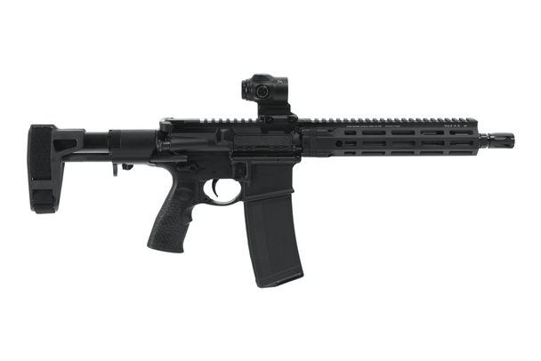 Daniel Defense DDM4 PDW 5.56 NATO Braced Pistol 10.3" Barrel - Maxim PDW Brace - Primary Arms SLx 1x MicroPrism Gen 2, SB-19, 818773025294