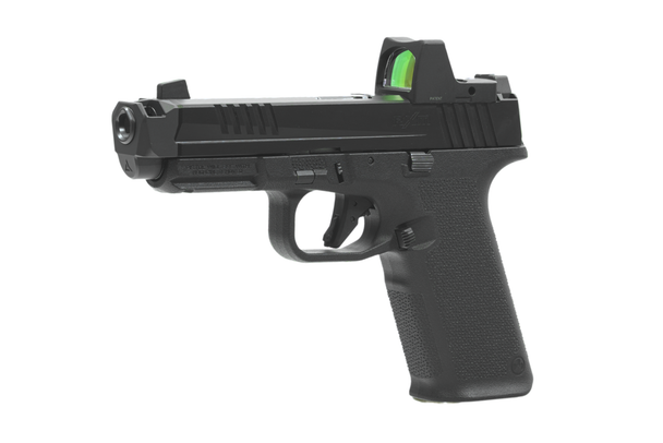 Ruger RXM Full Size Frame 9mm Pistol + Compact Frame, Radian RXM 4" RAMJET & AFTERBURNER & Trijicon RMR Installed Optic, 19412-FULL-RAD-BUNDLE, 19412, 736676194124