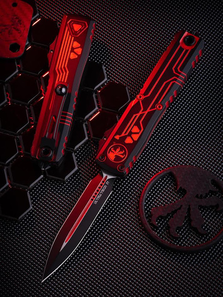 Microtech Ultratech Gen IV D/E - Signature Series - "TRace-ON" Red, 11224-1RDROS, 841768197515