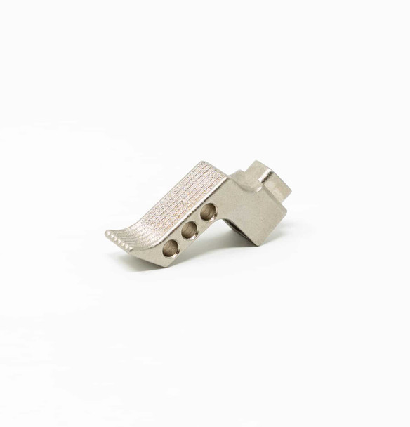 Velocity Precision MPC Trigger Shoe - Straight Serrated Flat Face - Nickel