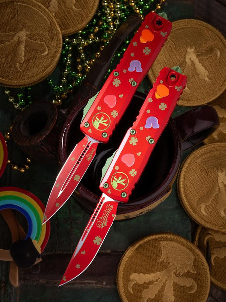 Microtech UTX-85 S/E Gen IV - Saint Patrick's Day Signature Series, 12314-1SPDS, 841768198789