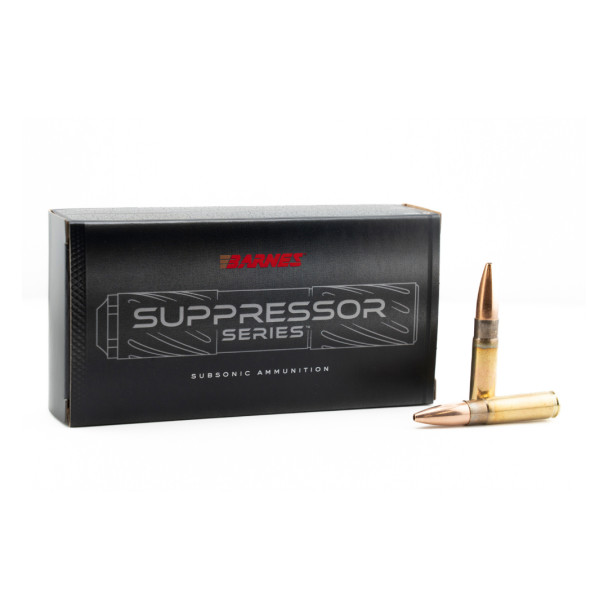 Barnes Suppressor Series 300 AAC Blackout 205gr Sierra GameKing - 20 Rd, 32519, 716876205035