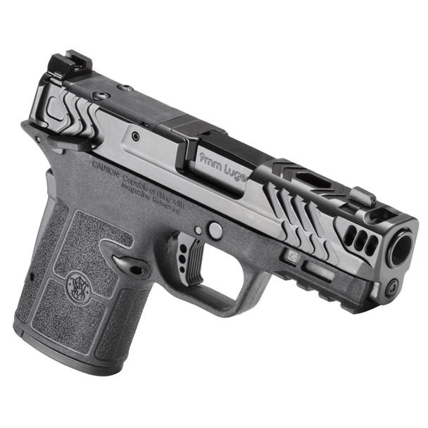 Smith & Wesson PC Equalizer Carry Comp Micro Compact 9mm Pistol 3.675" Barrel - 15 Rd, 14411, 022188901320