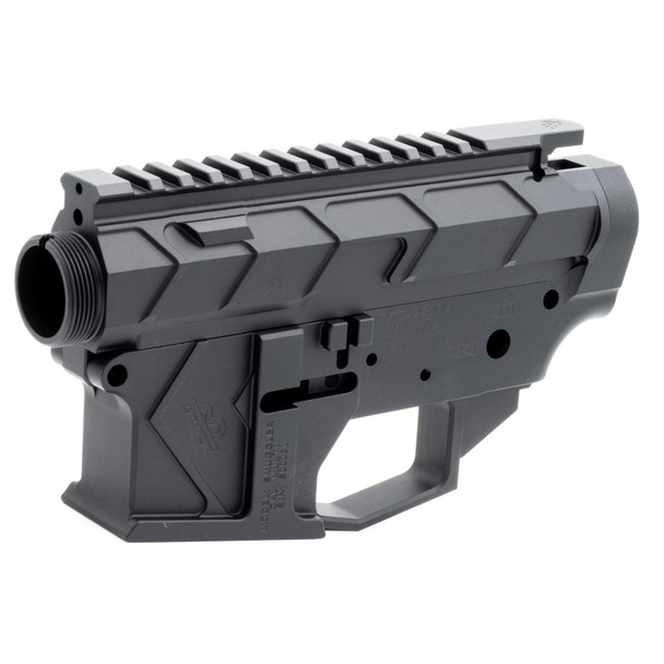 Bootleg Stripped Upper/Lower Receiver Set - Black Anodized, BP-ULR-1, 850008671203