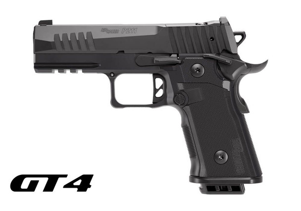 Sig Sauer P211 GT4 SAO 9mm Pistol 4.2" Bull Barrel - 21 Rd, 211CA-9-GT4, 798681740475
