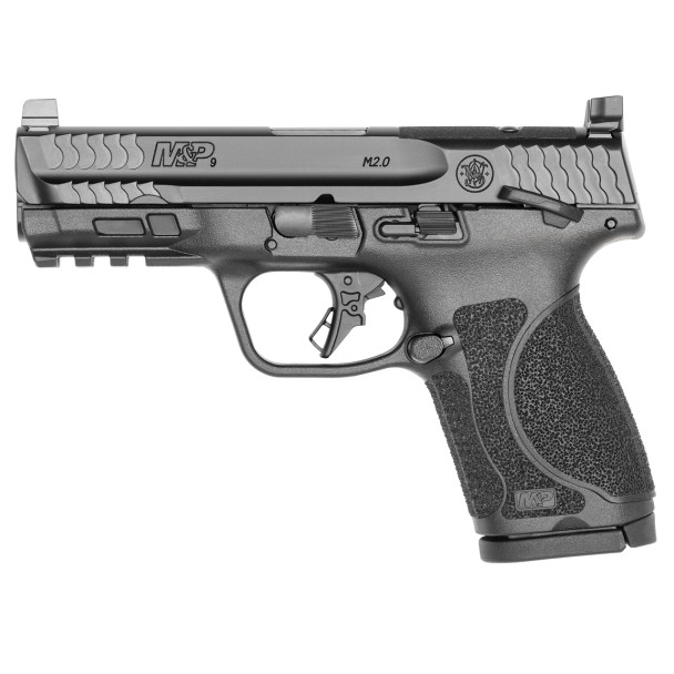 Smith & Wesson M&P 2.0 Compact 9mm Pistol Optic Height Sights 4" Barrel - 15 Rd, 13568, 022188889710