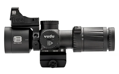 EOTech 4-12X36mm MR5 Illuminated MRAD Reticle - Includes Integrated Mount and EFLX Mini Reflex Red Dot Sight
