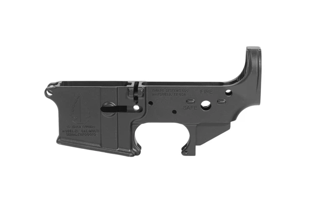 TRIARC Systems x TACHUNTFISH ZULU1 Stripped Lower Receiver - Black, TRIARC-THF-ZULU1-LOWER-BLK