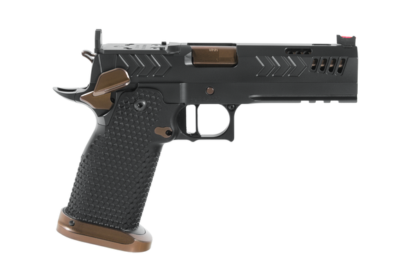 CNC Gunworks AKIRA 9mm Ported Pistol 4.6" Bull Barrel - Rose Gold Finish, CNC-AKIRA-ROSE