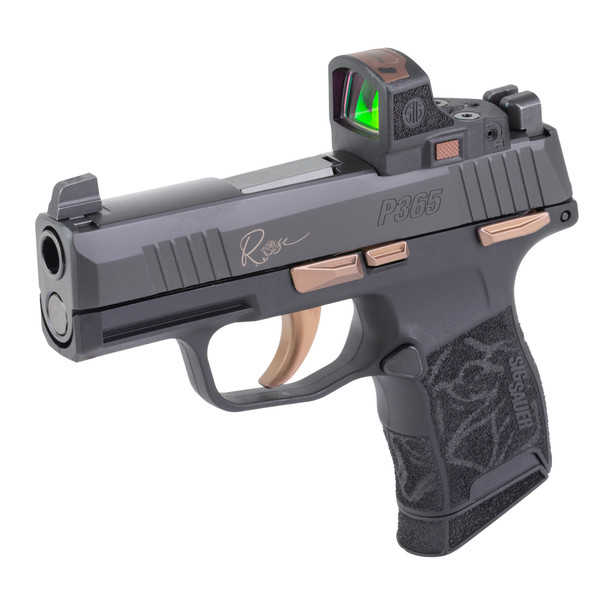 Sig Sauer P365 ROSE w/ ROMEO-RS .380 ACP Pistol 3.1" Barrel - Rose Gold Accents, 365-380-ROSE-MS-RS, 798681729975