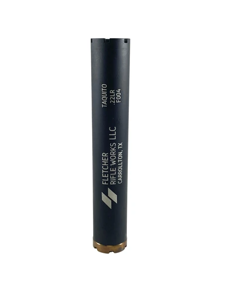 Fletcher Rifle Works Taquito .22 Cal Suppressor - Black, TAQUITO-BLK