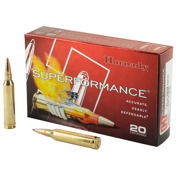 Hornady Superformance 7mm Remington Magnum 139gr SST - 20 Rd Box, 80593, 090255805932