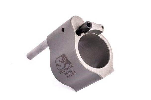 Superlative Arms .875" Adjustable Gas Block, Bleed Off - Solid, Stainless Steel, Matte Finish