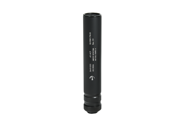 B&T MK23 Black .45 ACP Suppressor - M16x1RH Direct Thread, SD-988178-US, 840225717112