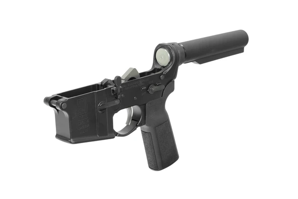SOLGW Loyal 9 LFT Complete Lower Receiver - No Stock, L-LOYAL9-LFT-MS-A-BLK
