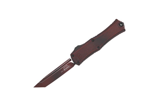 Microtech Hera II Mini T/E - Weather Crimson Handle & Blade, 1704M-1WCM, 810222586011