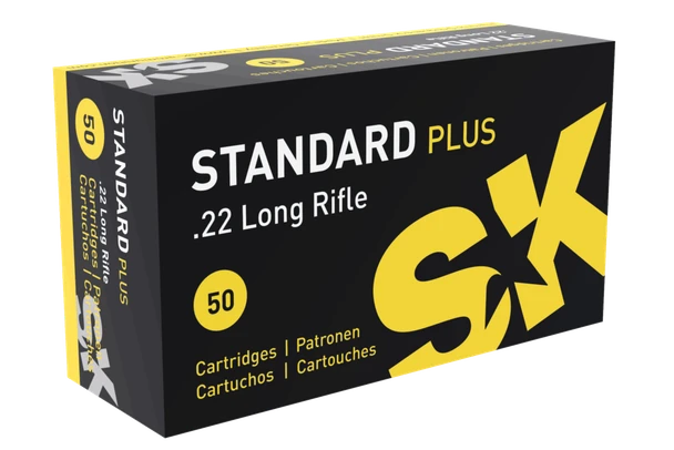 SK Ammunition Standard Plus .22 LR 40gr - 50 Rd Box, 420101, 4023045421018