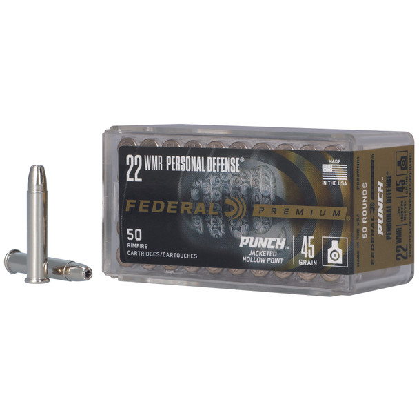 Federal Premium Punch 22wmr 45gr JHP - 50rd Box