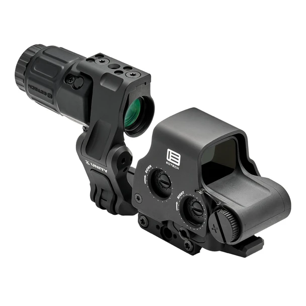 Eotech x Unity HHS Unity 1 (HHS1 FTCU) Holographic Sight with FAST Riser & G33 3x Magnifier with OMNI FTC Mount, HHS1 FTCU-BLK, 672294601241