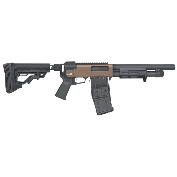 Mossberg 590RM Chisel Stock 12 Gauge SBS 11.5" Barrel - FDE - 10 Rd Box Magazine, 50229, 015813502290