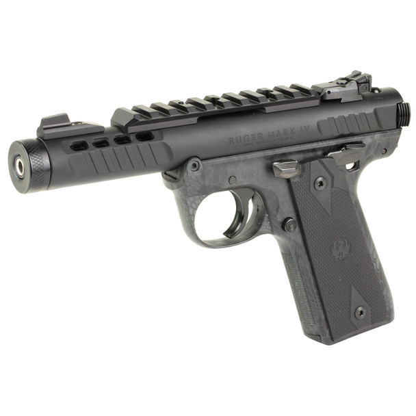 Ruger Mark IV™ 22/45™ Lite .22 LR Pistol 4.4" Threaded Barrel - Kryptek Typhon Camo, 43958, 736676439584