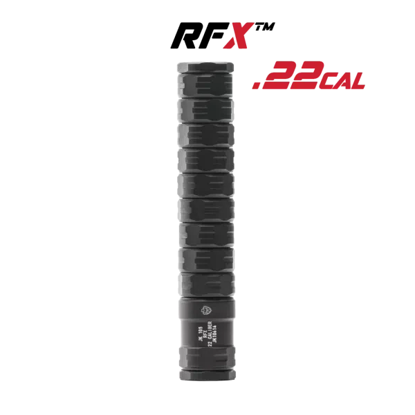 JK Armament RFX .22 Cal Configurable Titanium Suppressor, JK-105RFX22