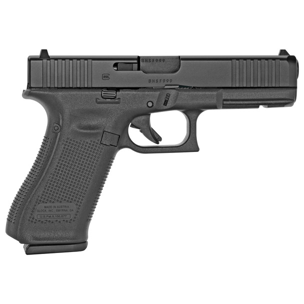 Glock 17 Gen5 - 9MM 4.49" Marksman Barrel - 17Rd Front Serrations