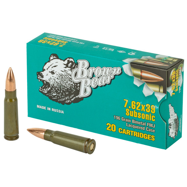 Fime Group Brown Bear 7.62x39 196gr - 20rd Box