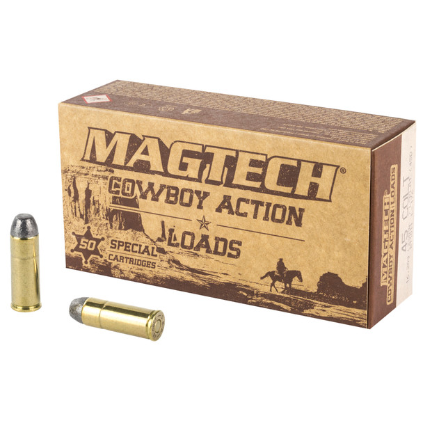  Magtech Cowboy - 45LC 250 Grain Lead Flat Nose - 50 Rds 