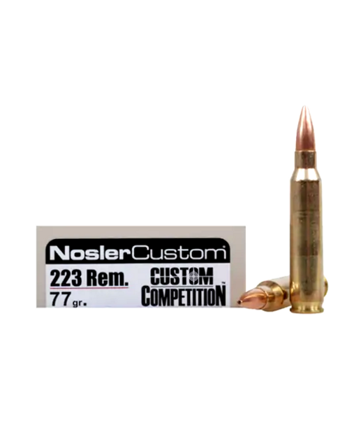 Nosler Match Grade - .223 Rem 77 gr HPBT - 20 Rds