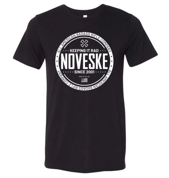 Noveske - Keeping It Rad T-shirt - Black/White