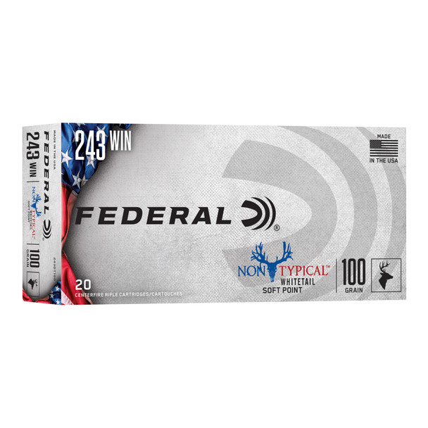 Federal Non Typical 243win 100gr SP - 20rd Box