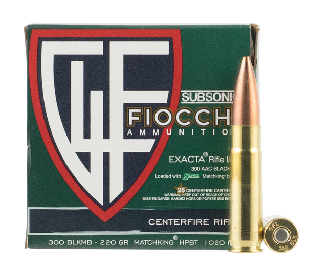 Fiocchi 300 Blackout Extrema 220gr Sierra Matchking HPBT - 25rd box