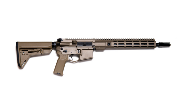 TRIARC Systems - TSR-15S Rifle 13.9" (PINNED) Warcomp 5.56 Nato - TAN 'ANODIZED' CERAKOTE Right