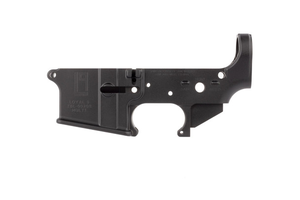SOLGW Loyal 9 Stripped Lower Receiver - Black, LOYAL9-STRIPPED-LOWER, LOYAL9, 691821704972