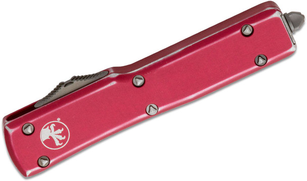 Microtech Ultratech D/E Apocalyptic Blade Distressed Red 122-10DRD
