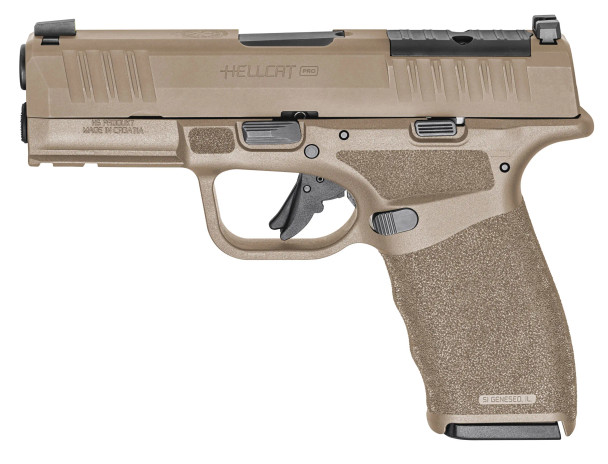 Springfield Hellcat Pro OSP 9mm Pistol 3.7" Barrel - Desert FDE Finish, HCP9379FOSP, 706397966096