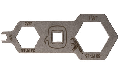 Q Honey Badger Multi Tool Fits Honey Badger Rail Brushed Stainless