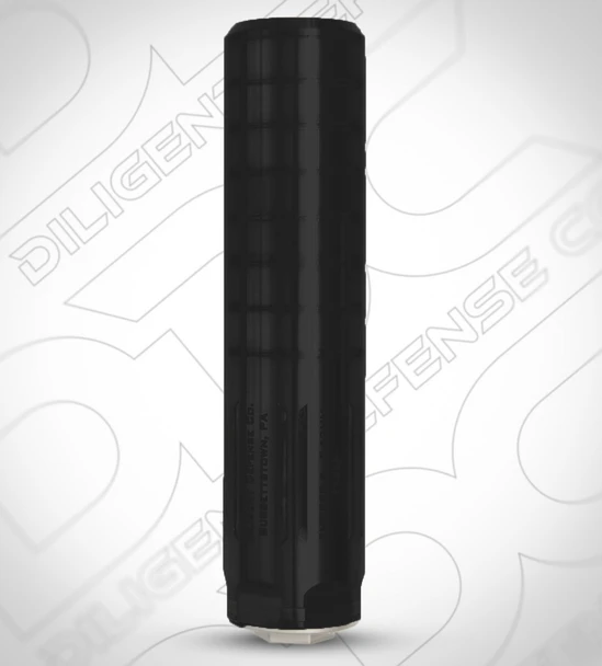Diligent Defense Enticer S Ti 7.62mm / .30 Cal Titanium Suppressor - Graphite Black Finish, D-ENT-STI-1-GR-YO-TH,