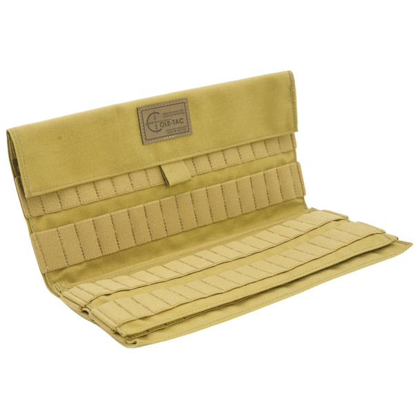 Cole-Tac Ammo Novel Shell Holder - Standard - Coyote Brown 120RD (AN1002)