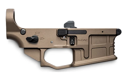 Radian Weapons AX556 A-DAC Stripped Ambi Lower Receiver - Radian Brown, R0389, 817093023737