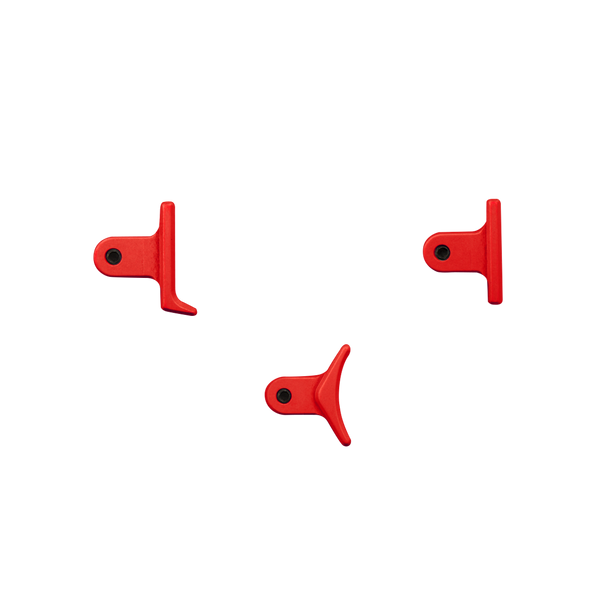 Timney Triggers - Adjustable Trigger Shoe Full Kit - Red
