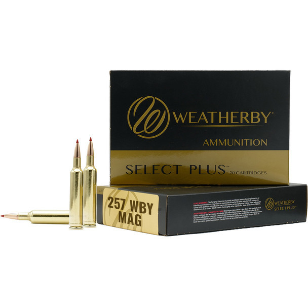 Weatherby Select Plus 257 Weatherby Magnum 92gr Hammer