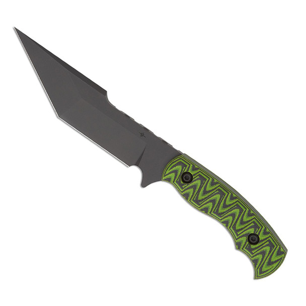 Toor Knives - Tanto Fixed Blade - Phospher Green G10 Handle