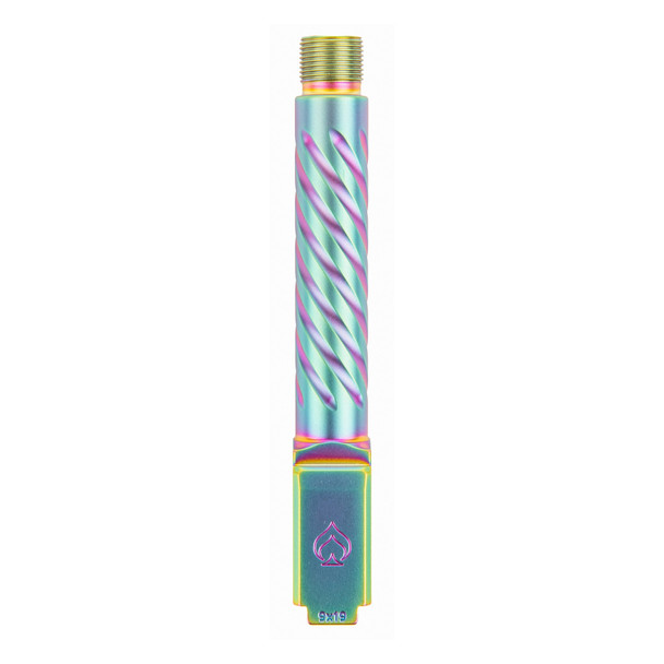 Ballistic Advantage Premium Series Glock 19 Threaded Barrel - Iridescent Rainbow Finish