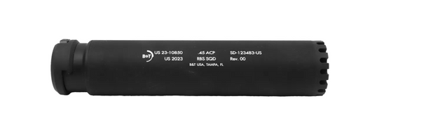 B&T -  APC45 SQD RBS SMG .45 Cal Suppressor