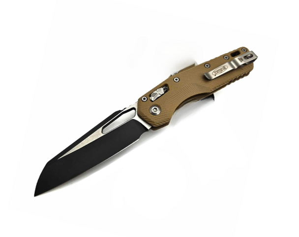 Microtech - MSI RAM LOK - Straight Edge - Fluted - G10 - Tan (210-1FLGTTA)