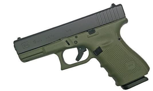 Glock 17 Gen 4 9mm Battlefield Green
