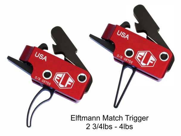 ELF Match Trigger AR15 2.75-4lbs Curved